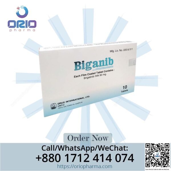 Biganib 90 mg (Brigatinib) - Uses, Dosage, Side Effects | Drug International Limited