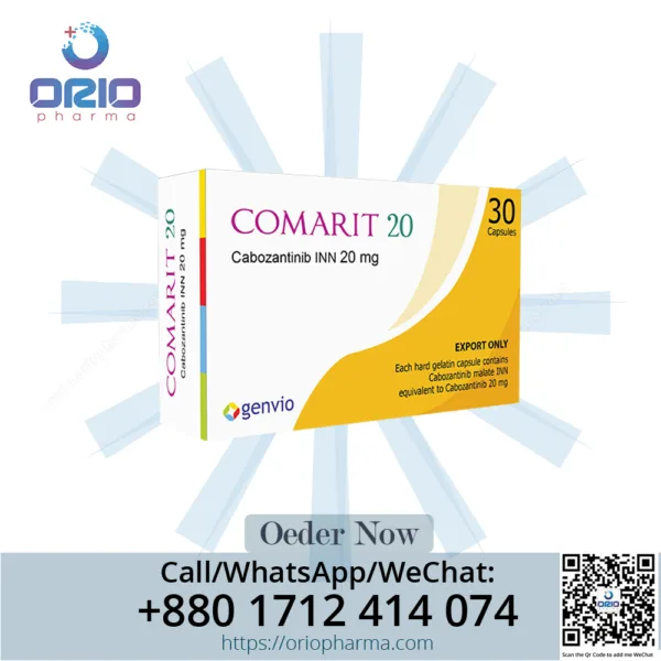 Comarit 20 mg (Cabozantinib): A New Chapter in Cancer Therapy by Genvio Pharma Ltd.