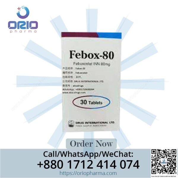 Febox 80 mg (Febuxostat) - Innovative Solution for Gout Management