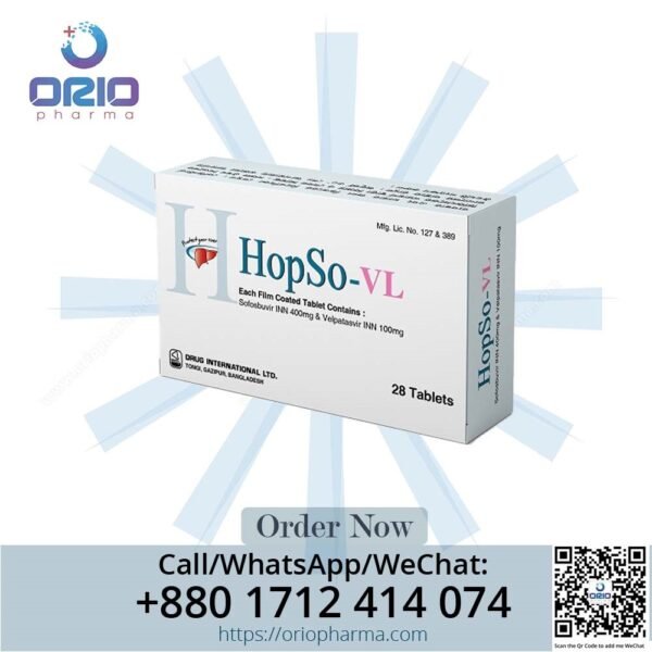 Hopso-VL (Sofosbuvir + Velpatasvir 400mg + 100mg) - Comprehensive Hepatitis C Treatment