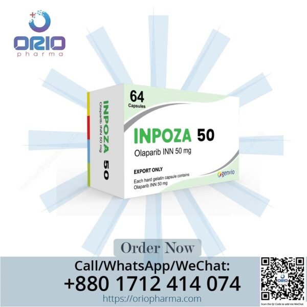 Inpoza 50 mg (Olaparib) by Genvio Pharma Limited
