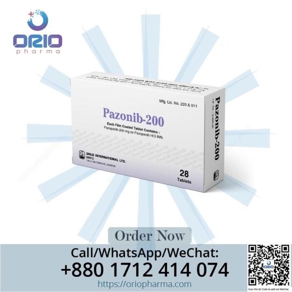 Pazonib 200 mg (Pazopanib) - Navigating the Waves of Cancer Treatment | Orio Pharma