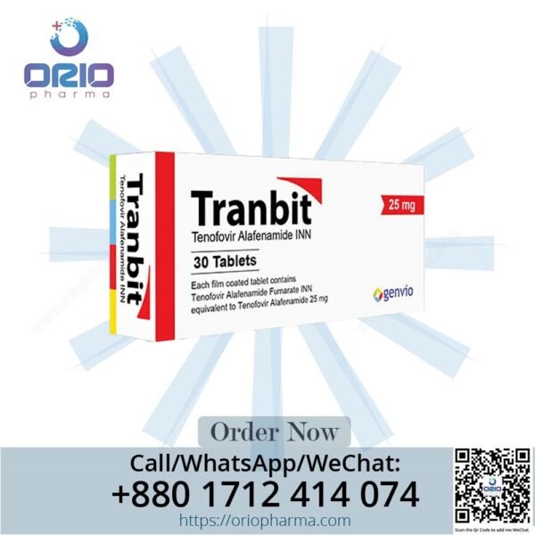 Tranbit 25 mg Tenofovir Alafenamide Fumarate: Advanced HIV Treatment