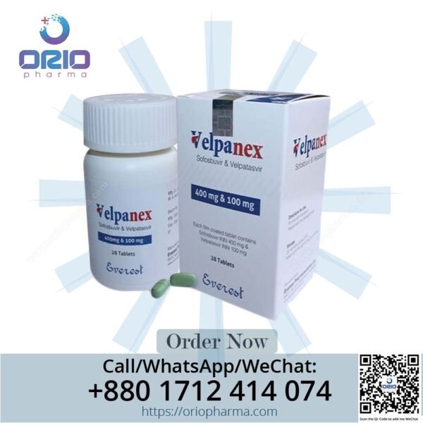 Velpanex 400 mg & 100 mg (Sofosbuvir & Velpatasvir) - Comprehensive Treatment for Chronic Hepatitis C