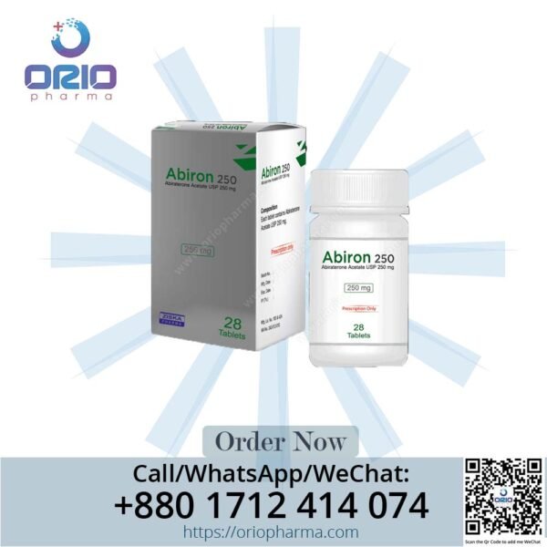 Abiron 250 mg Abiraterone Acetate Tablets by Ziska Pharmaceuticals for prostate cancer treatment