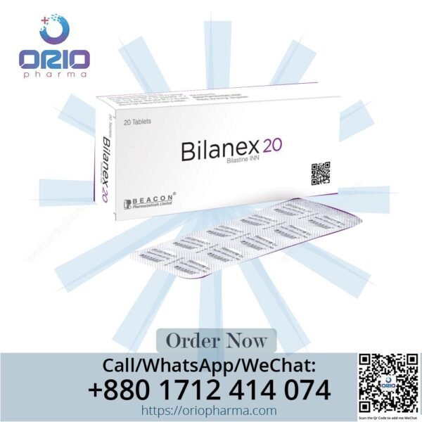 Bilanex 20 mg (Bilastine INN) Tablets by Beacon Pharmaceuticals