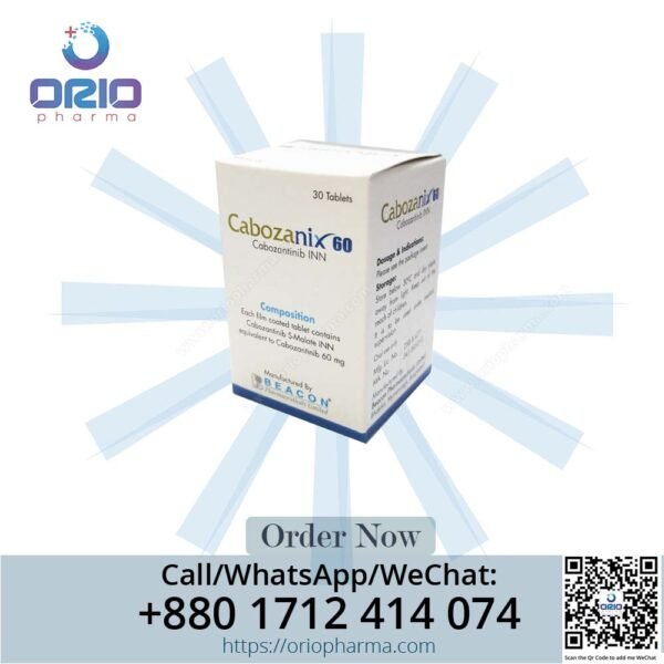 Cabozanix 60 mg Cabozantinib Tablets by Beacon Pharmaceuticals for cancer treatment