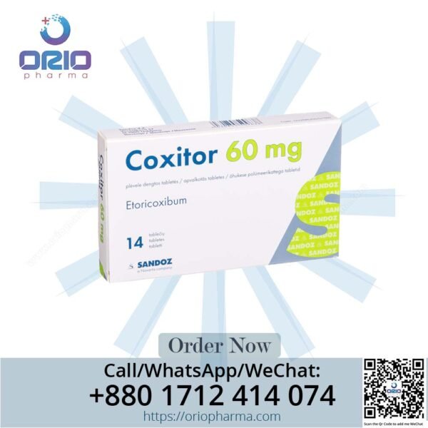 Coxitor 60 mg Etoricoxib Tablets by Sandoz for pain relief