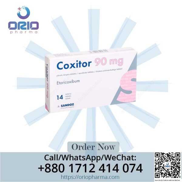 Coxitor 90 mg Etoricoxib Tablets by Beacon Pharmaceuticals for arthritis and pain relief