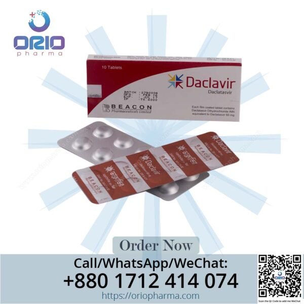 : Daclavir 60 mg Daclatasvir Tablets by Beacon Pharmaceuticals for hepatitis C