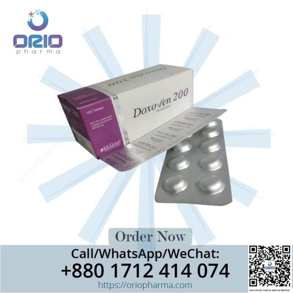 Doxoven 200 mg Doxophylline Tablets by Beacon Pharmaceuticals for asthma and COPD.Orio Pharma