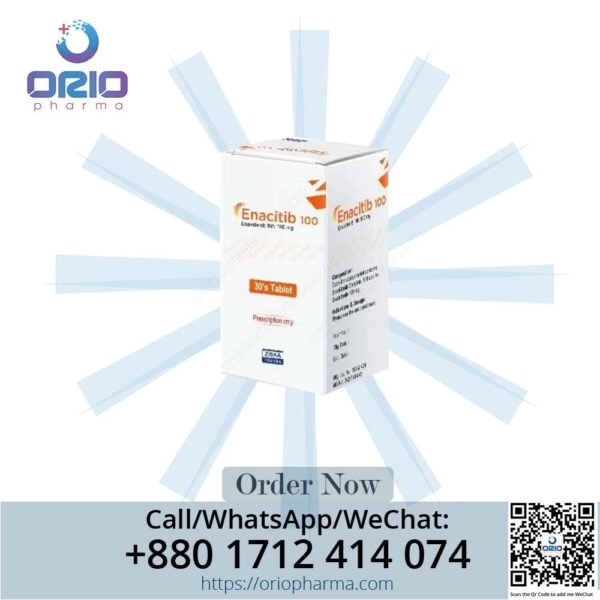 Enacitib 100 mg Enasidenib Tablets by Ziska Pharmaceuticals for AML treatment Orio Pharma