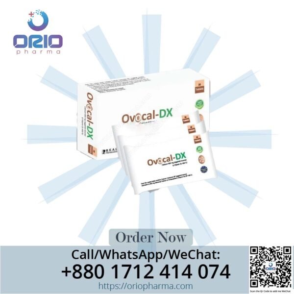 Ovocal-DX Tablets by Beacon Pharmaceuticals for bone health and calcium supplementation Orio Pharma