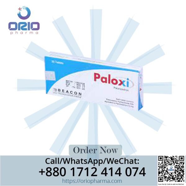 Paloxi 0.5 mg Palonosetron HCl Tablets by Beacon Pharmaceuticals for nausea prevention Orio Pharma