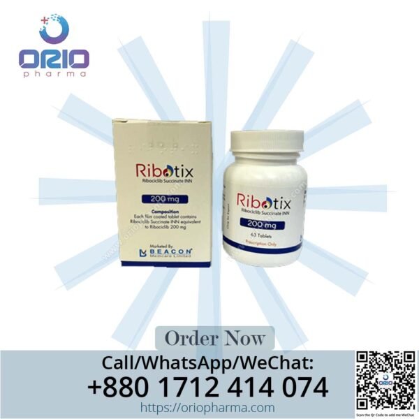 Ribotix 200 mg Ribociclib Tablets by Beacon Pharmaceuticals for breast cancer treatment Orio Pharma