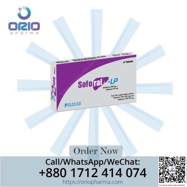 Soforal 400 mg Sofosbuvir Tablets by Beacon Pharmaceuticals for hepatitis C treatment Orio Pharma