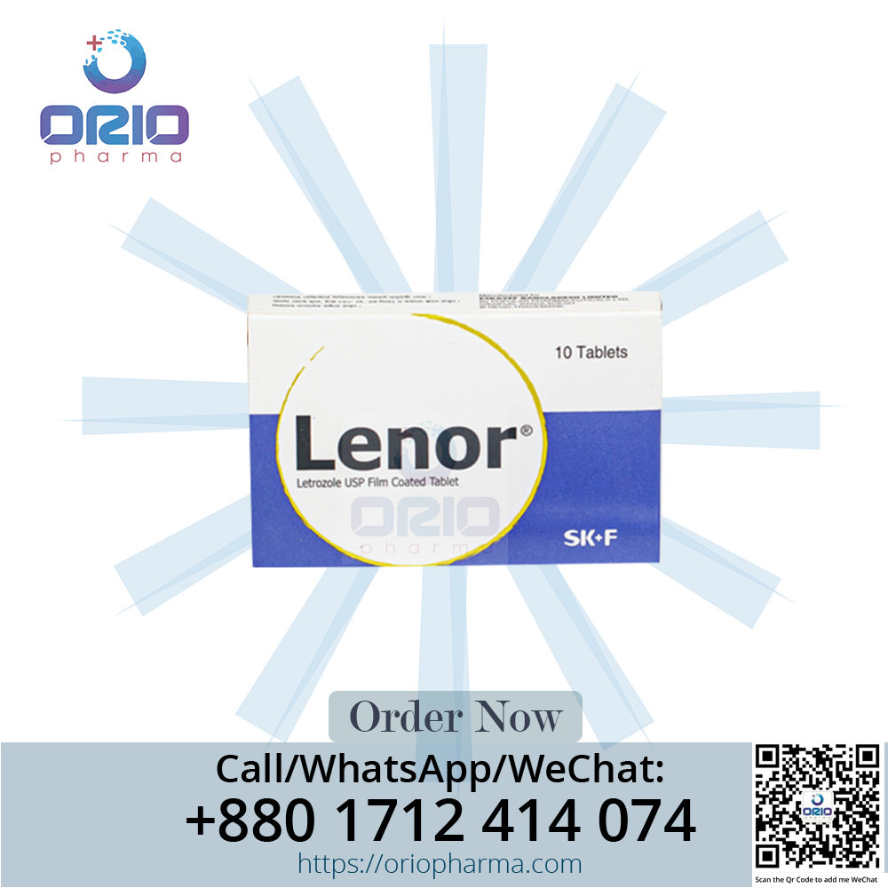 Lenor 2.5mg (Letrozole) tablets for breast cancer hormone therapy treatment