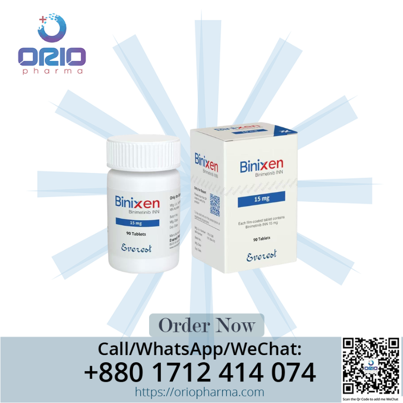 Binixen 15 mg Binimetinib tablets - Orio Pharma Supplier